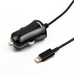 ブライトンネット　iPhone/iPad/iPod用Lightningコネクタ付きカーチャージャー　BK【MFI認証】　BI-LITCARCH/BK