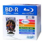 BD-R録画用メディア6倍速　レーベル ワイドタイプ プリンタブル白 10枚 5mmSlimケースHDBD-R6X10SC
