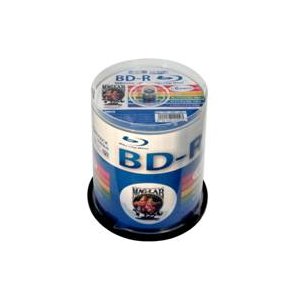 BD-R録画用メディア6倍速　レーベル ワイドタイプ プリンタブル白 100枚スピンドル×５個セット　 HDBD-R6X100SP-5P