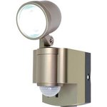 【防犯グッズ】LED×1灯・ELPA 防雨センサーライト（単3形乾電池×4本） ESL-301BT