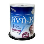 VENUS  DVD-R16倍速100枚スピンドル　　VR47-16X100PW