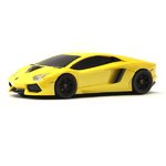 ルーメン　ランボルギーニLP700　2.4G無線マウス　イエロー　LB-LP700-4-YL