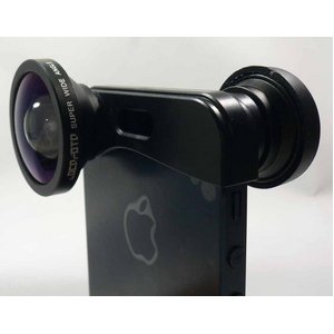 ルーメン　iPhone5/5s専用3in1レンズ　ブラック　LM-FMSW - 拡大画像
