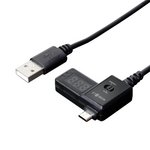 ミヨシ　LEDパワーメーター付きmicroUSB充電・通信ケーブル　SCB-L110/BK