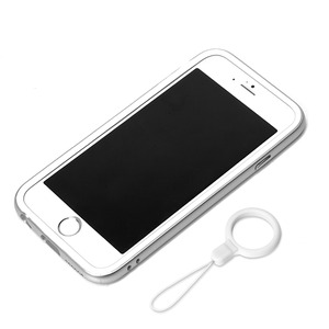 PGA　iPhone 6用ハイブリッドバンパー　シルバー　PG-I6BP06SV