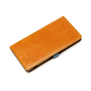 PGA　Xperia Z3用フリップカバー　キャメル　PG-SO01G07CM