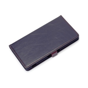 PGA　Xperia Z3用フリップカバー　ネイビー　PG-SO01G10NV