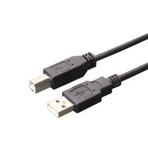 ミヨシ（MCO）　USB2.0対応ケーブル1.0M  USB-N10/BK　【5本セット】  - 拡大画像