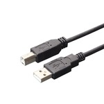 ミヨシ（MCO）　USB2.0対応ケーブル1.0M  USB-N10/BK　5本セット