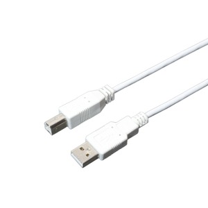 ミヨシ（MCO）　USB2.0対応スリムケーブル1.5M  USB-N15S/WH　5本セット