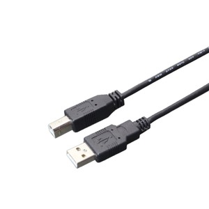 ミヨシ（MCO）　USB2.0対応スリムケーブル3M  USB-N30S/BK　5本セット