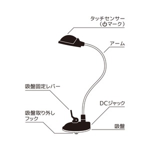 ミヨシ (MCO) USBライト　USL-02/BK 商品写真2