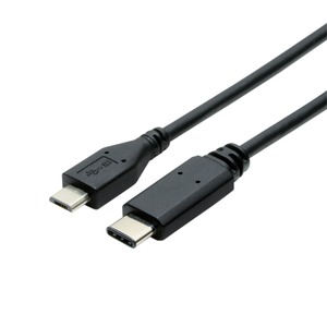 ミヨシ (MCO) USB Type-Cコネクタ-microBコネクタ変換ケーブル USB-CM210/BK 商品写真1