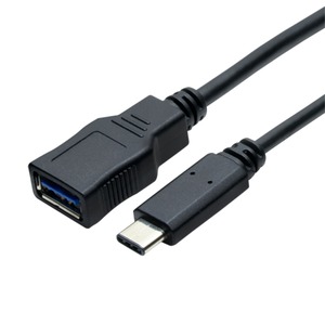 ミヨシ （MCO） USB-Aコネクタ - USB3.１-Cコネクタ変換ケーブル　USB-CA3/BK - 拡大画像