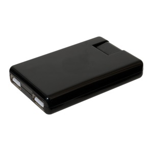 ミヨシ 薄型USB-ACアダプタ 2.4A 2口タイプ ブラック MBP-US02/BK 商品画像