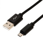 ミヨシ(MCO) 高耐久microUSBケーブル 1m ブラック USB-MT201/BK 【3本セット】