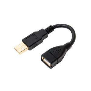 ミヨシ フレキシブルUSB延長ケーブル 15cm USB-EX21BK-3P　【3本セット】 商品画像