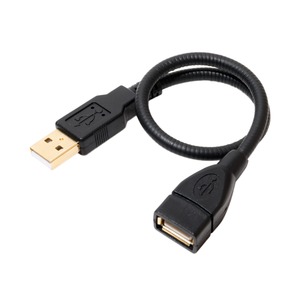 ミヨシ フレキシブルUSB延長ケーブル 30cm USB-EX23BK-3P　【3本セット】 商品画像