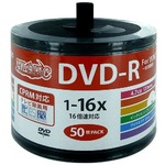 HIDISC（磁気研究所） CPRM対応　録画用DVD-R 16倍速対応 50枚詰替え用パック  ワイド印刷対応 HDDR12JCP50SB2-6P 【6個セット】