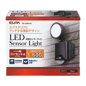 ELPA(エルパ)屋外用LEDセンサーライト AC電源 ESL-SS801AC 商品写真2