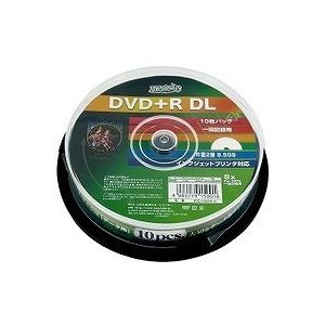 磁気研究所　HIDISC DVD+R DLデ-タ用メディア　レーベル ワイドタイプ プリンタブル白10枚 HDD+R85HP10 【20個セット】 商品写真