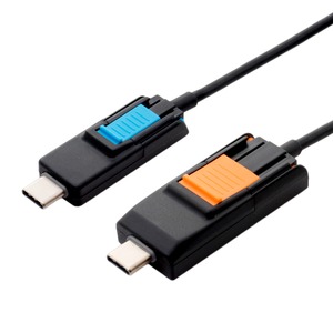 ミヨシ USB Type-C 搭載 4in1変形モバイルケーブル SCB-4T10/BK 商品写真1