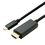 ミヨシ（MCO)　Type-C-HDMIケーブル 2m ブラック USB-CHD2/BK