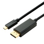 ミヨシ（MCO)　Type-C-DisplayPortケーブル 2m ブラック USB-CDP2/BK