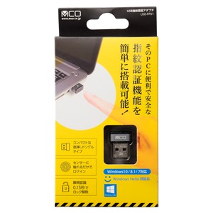 ミヨシ (MCO)　USB指紋認証アダプタ ブラック USE-FP01/BK 商品写真2