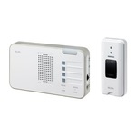 ELPA　ワイヤレスチャイム ランプ付受信器＋押ボタン送信器セット EWS-S5230