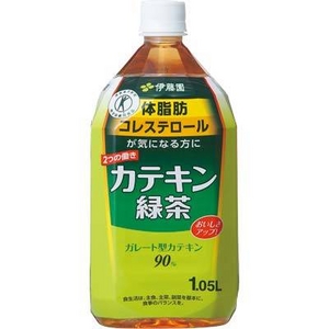 伊藤園 カテキン緑茶 1.05L 24本セット 【特定保健用食品（トクホ）】 - 拡大画像