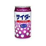 富永貿易 神戸居留地 グレープサイダー 350ml 48本セット