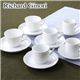 RICHARD GINORI（リチャード ジノリ） エスプレッソカップ＆ソーサー 2客セット デミタスコーヒーC／S インペロホワイト／80cc