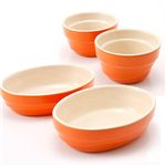 Le Creuset�ʥ뎥���롼���� �������֥饤�� ���ȡ��󥦥������å� (��५��2��&�����Х�ǥ��å���2��) �����