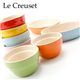 Le Creuset(ル・クルーゼ) ウェーブライン ストーンウェアセット (ラムカン2個&オーバルディッシュ2枚) キウイ - 縮小画像4