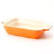 Le Creuset(ル・クルーゼ) ストーンウェア ギフトバッグ入り 4点セット タンジェリンオレンジ - 縮小画像3