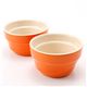 Le Creuset(ル・クルーゼ) ストーンウェア ギフトバッグ入り 4点セット タンジェリンオレンジ - 縮小画像4
