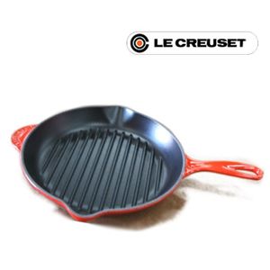Le Creuset(ル・クルーゼ) グリルパン ロンド スキレットグリル 26cm オレンジ