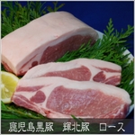鹿児島黒豚　輝北豚　焼肉用　ロース500g