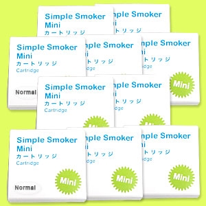 電子タバコ「Simple Smoker Mini（シンプルスモーカーMini）」 専用カートリッジ　メンソール味 100本セット画像3