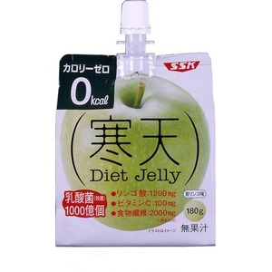 清水食品 寒天ダイエットゼリーカロリーゼロ 青りんご味 36個セット - 拡大画像
