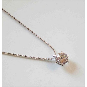 煌く133面 フルールカットキュービックジルコニア ペンダント - 拡大画像