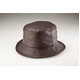 【G・ガリアーノ】折りたためる柔らかラム革帽子 ブラウン Mサイズ - 縮小画像1