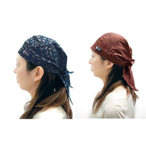 職人道楽バンダナキャップ4柄組み：パターン1 - 拡大画像