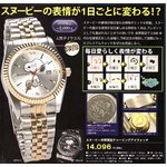 スヌーピー世界限定腕時計 チャーミングアイウォッチ ブラック