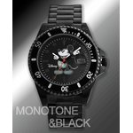 ミッキーダイバーズタイプディズニーミッキーダイヤモンドマリーン　MONOTONE&BLACK　ダイバーズタイプ