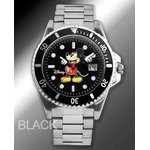 ミッキーダイバーズタイプディズニーミッキーダイヤモンドマリーン　BLACK