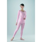 ほっと綿のびのびロングスパッツ 【2枚セット】ピーチ