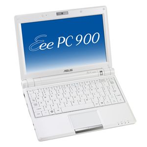 ASUS ノートパソコン EeePC 900-X シャイニーホワイト - 拡大画像
