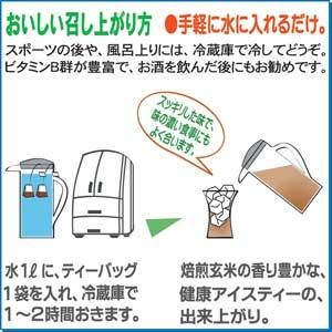 【5箱セット】ノンカロリー・ノンカフェイン・玄米100%『玄米まるごと茶』・クールもホットもOK